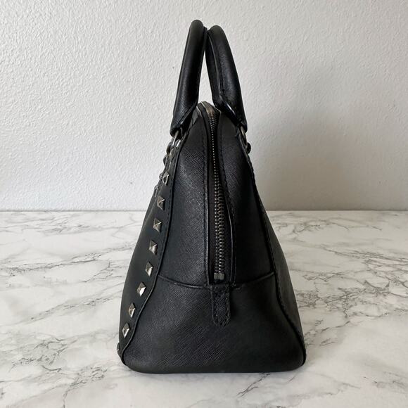 MICHAEL Michael Kors Black Studded Handbag - Picture 4 of 16